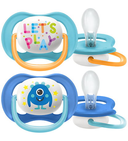 Philips Avent Schnuller - 2er-Pack - Ultra Air - Blau/Türkis m. 
