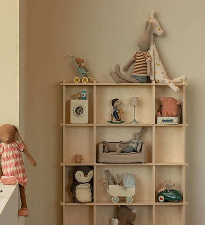 Maileg Rabbit - Size 3 - 40 cm - Brown w. Pink Check Dress
