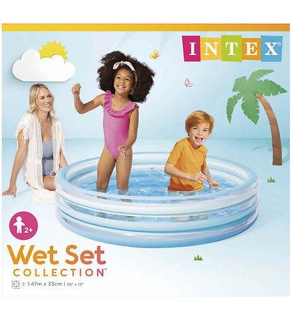 Intex Kiddy Pool - Blue Bliss Splash Pool - 147x33 cm - 330 L