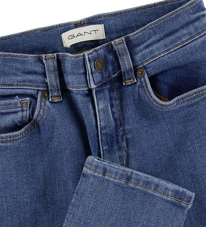 GANT Farkut - Denim - Lima Farkut - Mid Blue