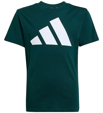 adidas Performance Stuttermabolur - J BL Tee 160 - AURIVY/White