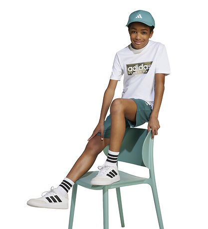 adidas Performance T-paita - B Camo Lin - Valkoinen