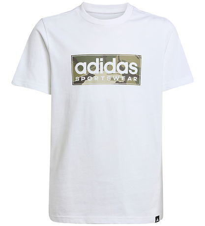 adidas Performance T-paita - B Camo Lin - Valkoinen