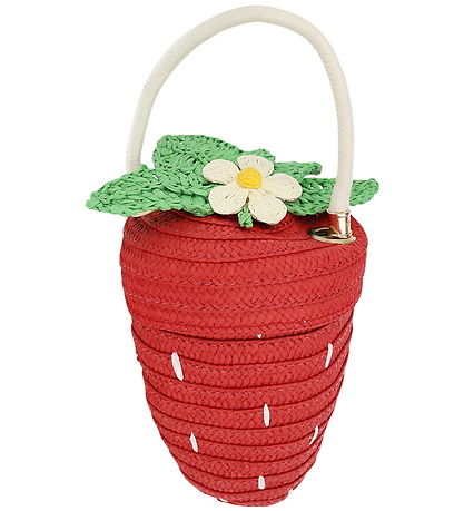 Meri Meri Handtaska - Jarðarber - Karfa - Rautt