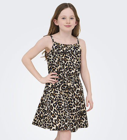 Kids Only Kleid - Noos - KogClara - Black/White Black Leo