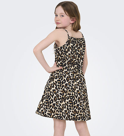 Kids Only Kleid - Noos - KogClara - Black/White Black Leo