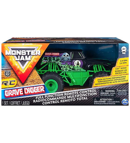 Monster Jam Remote controlled Truck - 1:24 - Grave Digger