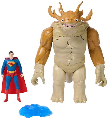 Superman Toy Figures - Kaiju & Superman - Slime Battle