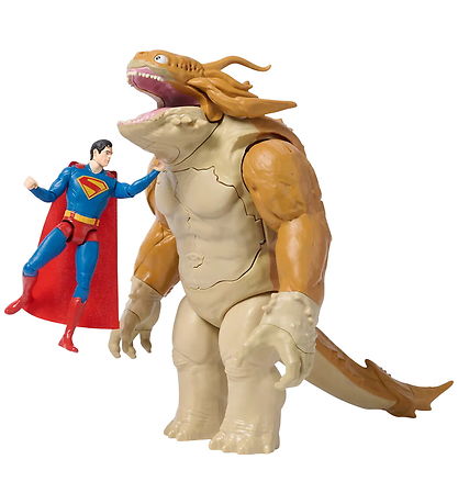 Superman Toy Figures - Kaiju & Superman - Slime Battle