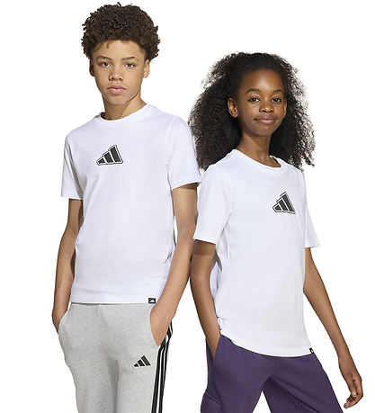 adidas Performance Stuttermabolur - J ANIME - Hvítt