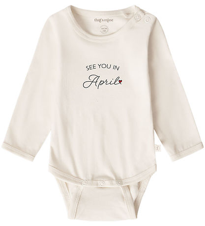 That's Mine Bodysuit l/s - See you in April