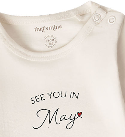 That's Mine Bodysuit l/s - See you in May
