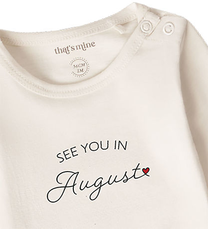 That's Mine Bodysuit l/s - See you in August
