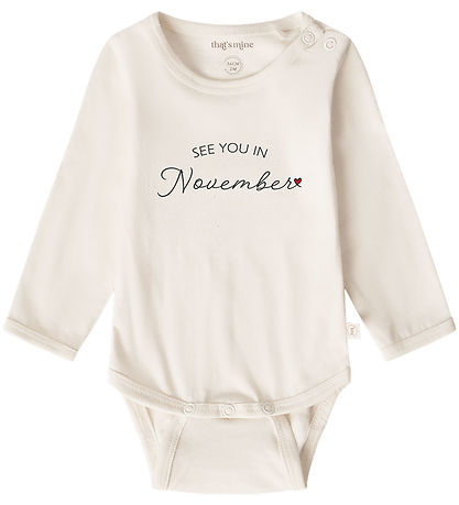 That's Mine Bodysuit l/s - See you in November