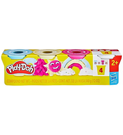 Play-Doh Leklera - 4-pack - 340g - Confetti Fun