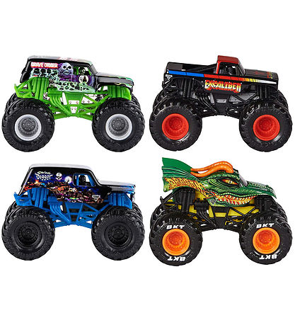 Monster Jam Truck - 1:64 - Aðstoðarmaður - Einn pakki