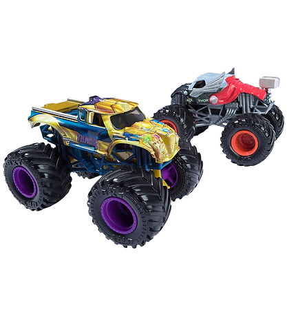 Monster Jam Truck - 1:64 - Marvel - 2er-Pack - Thanos vs. Thor