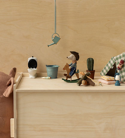 Maileg Mouse - Cowboy Mouse On Rocking Horse - Little Brother