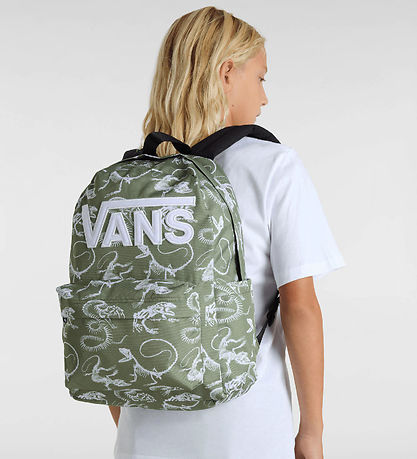 Vans Bakpoki - Old Skool Grom - Loden - Grænt/Hvítur