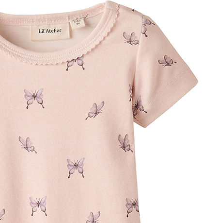 Lil' Atelier Samfella c/o - NbfGayo - Peach Blush/Þverslaufa