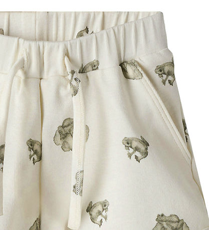 Lil' Atelier Shorts - NbmGayo - Coconut Mjölk/Groda
