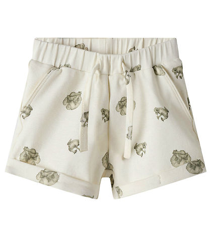 Lil' Atelier Shorts - NbmGayo - Coconut Mjölk/Groda