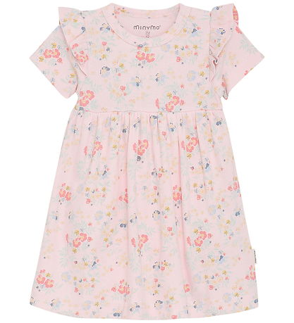 Minymo Kleid - Rib - Rosenquarz