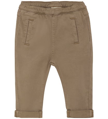 Minymo Trousers - Twill - Timber Wolf