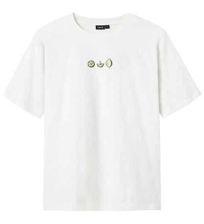 LMTD T-shirt - NlmFuges - Bright White w. Print