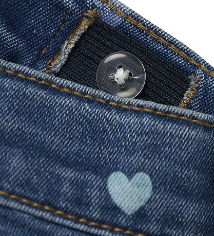 Jeans Name It - Noos - Maman - NmfBella - Denim Blue/Hearts