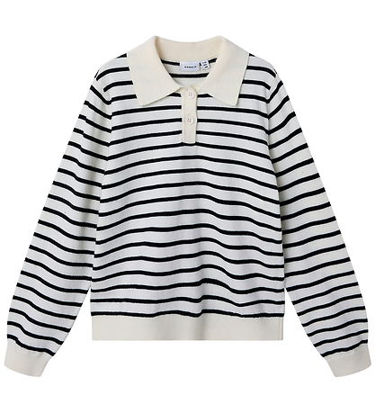 Name It Pólóbolur - NkfDanja - Prjónað - Whisper White