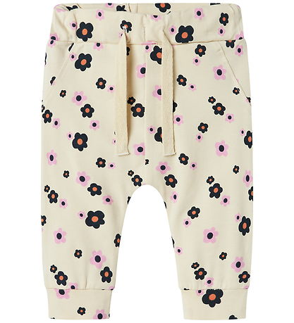 Name It Trousers - NbfVandora - Summer Sand/Flowers