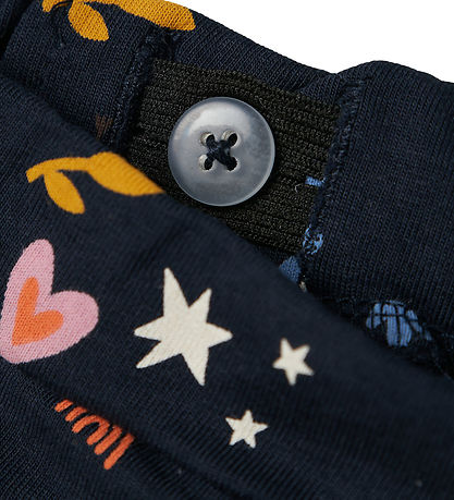 Name It Trousers - NbfVandora - Dark Sapphire/Birds