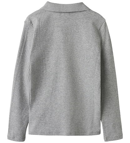 Name It Pólóskyrta - NkfDusa - Grey Melange
