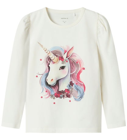 Name It Blouse - NmfKrulle - Cloud Dancer
