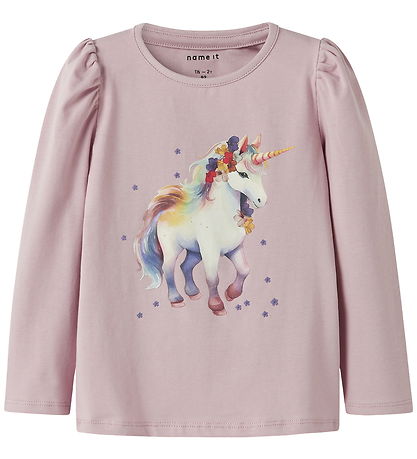 Name It Bluse - NmfKrulle - Brüniert Lilac