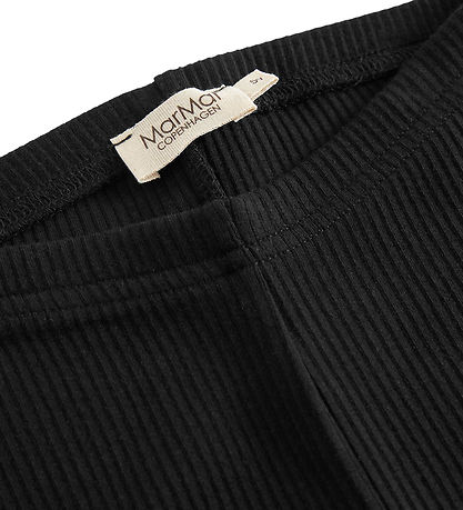 MarMar Leggings - Rib - Modal - Svart