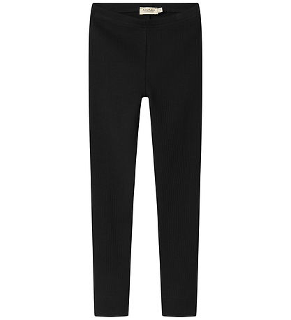 MarMar Leggings - Rib - Modal - Svart