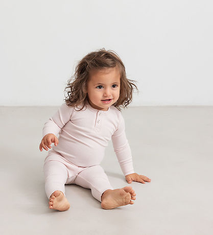MarMar Leggings - Rib - Modal - Bleikt