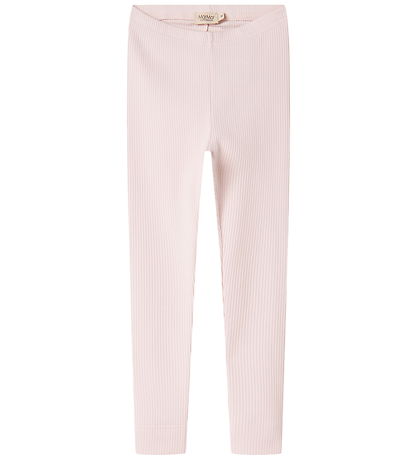MarMar Leggings - Rib - Modal - Bleikt