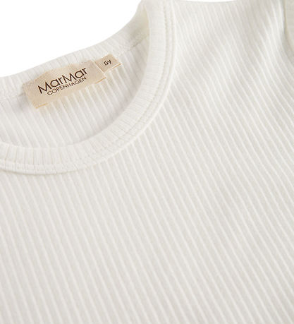 MarMar Stuttermabolur - Rib - Modal - Mjúkt White
