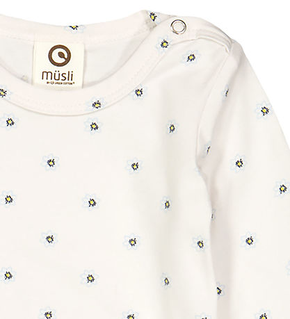 Müsli Bodysuit l/s - Daisy - Conditioner Cream/Corn/Breeze