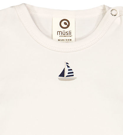 Müsli Bodysuit s/s - Breeze - Conditioner Cream