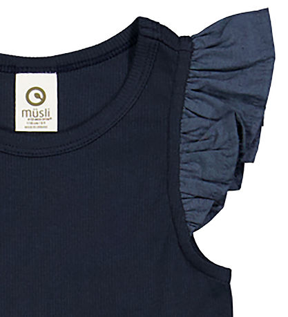 Müsli Mekko - Joustinneule - Daisy - Yö Blue