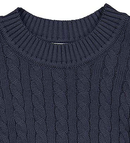 Müsli Blússa - Prjónað - Kapalsjónvarp - Nætursjónvarp Blue