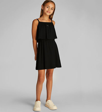 Calvin Klein Dress - Crinkle Layered - CK Black