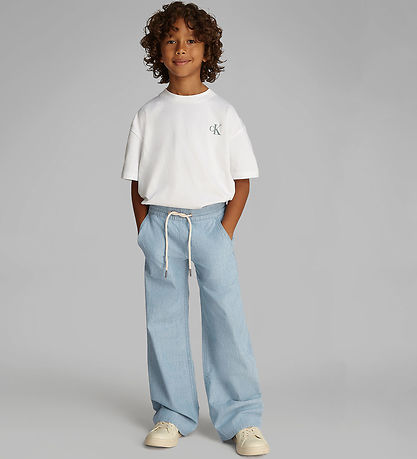 Calvin Klein Housut - Chino - Azure Light