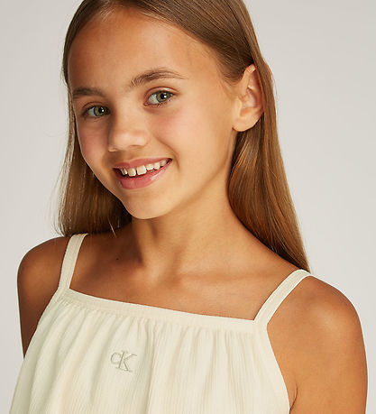 Calvin Klein Dress - Crinkle Layered - Tofu