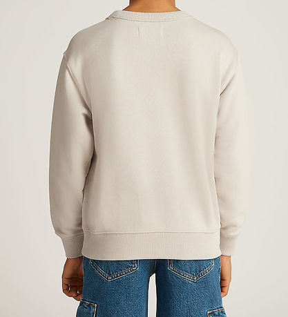 Calvin Klein Sweatshirt - Outlined Mono - Chateau Grey