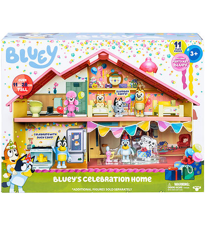 Bluey Afmælisfjölskylduhús